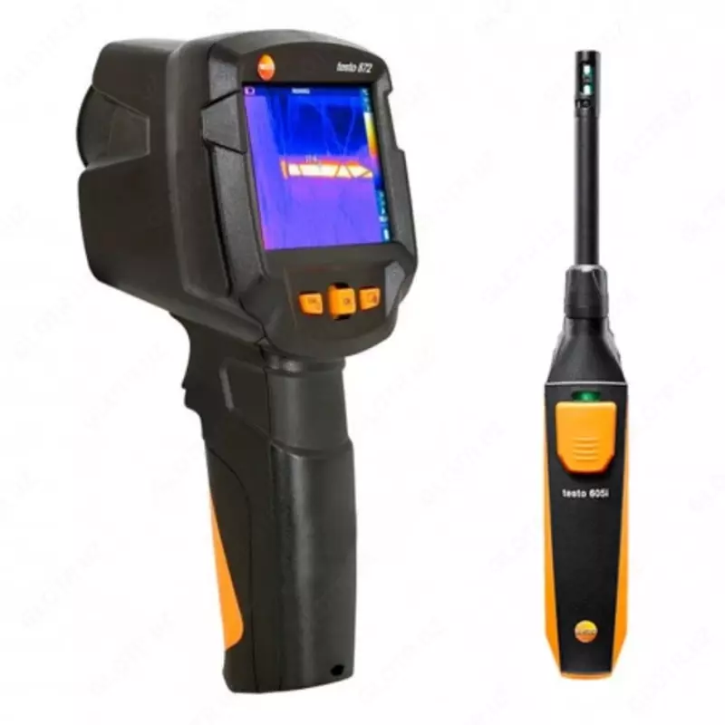 Testo 872 termometrlar to'plami va smart-zondli termogigrometr Testo 605i 0560 8724
