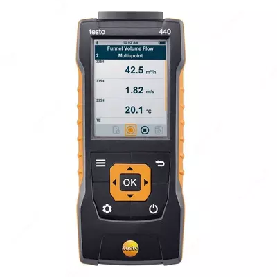 Testo 440. Комплект с зондом с обогреваемой струной и кейсом 0563 4400
