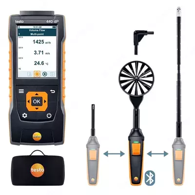 Testo 440dP. Комплект для вентиляции №2 0563 4410