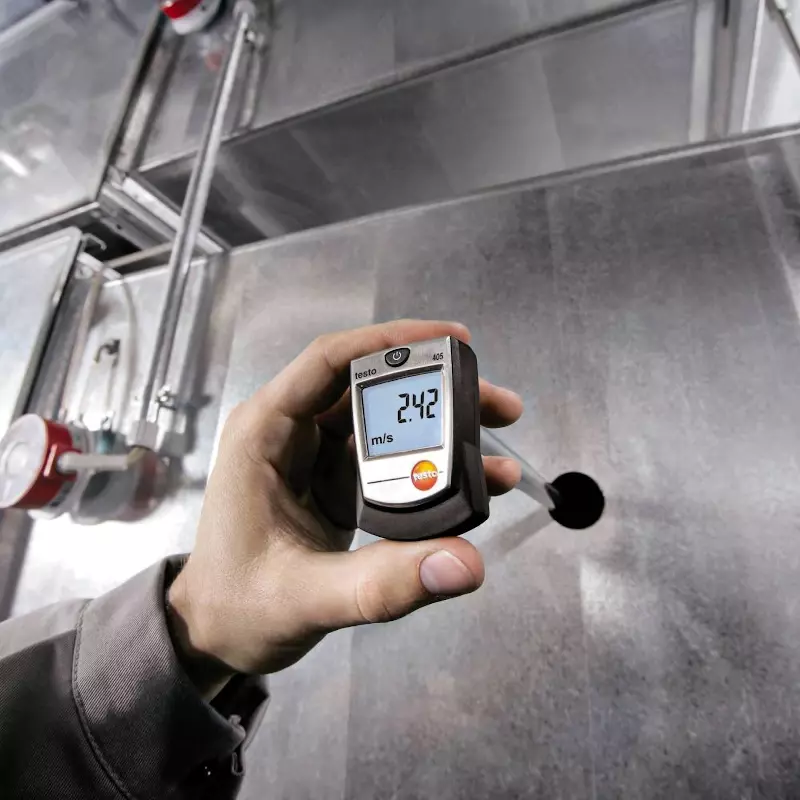 Testo 405 анемометр с телескопическим зондом с поверкой 0560 4053/001 0560 4053/001