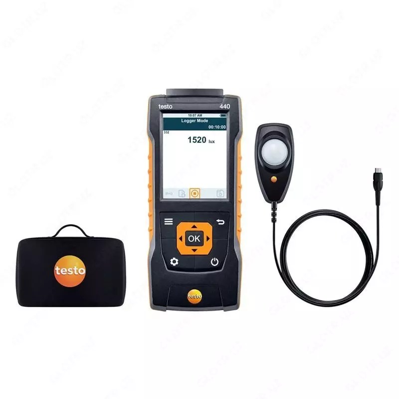 Testo 440. Комплект с люкс-зондом и кейсом 0563 4402