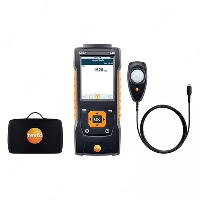 Testo 440. Комплект с люкс-зондом и кейсом 0563 4402