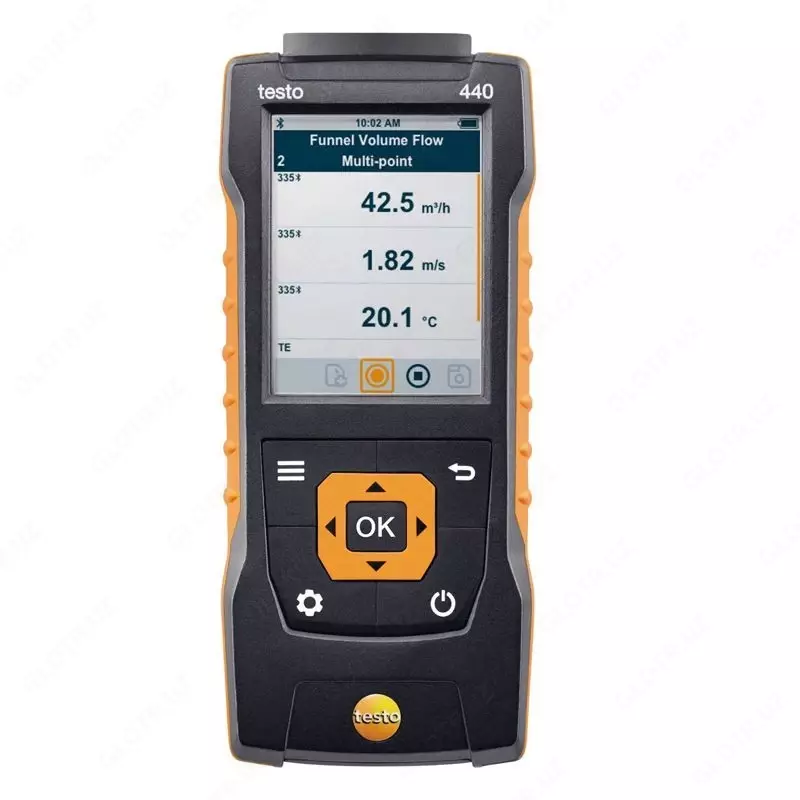 Testo 440. Комплект с крыльчаткой 16 мм и кейсом 0563 4401