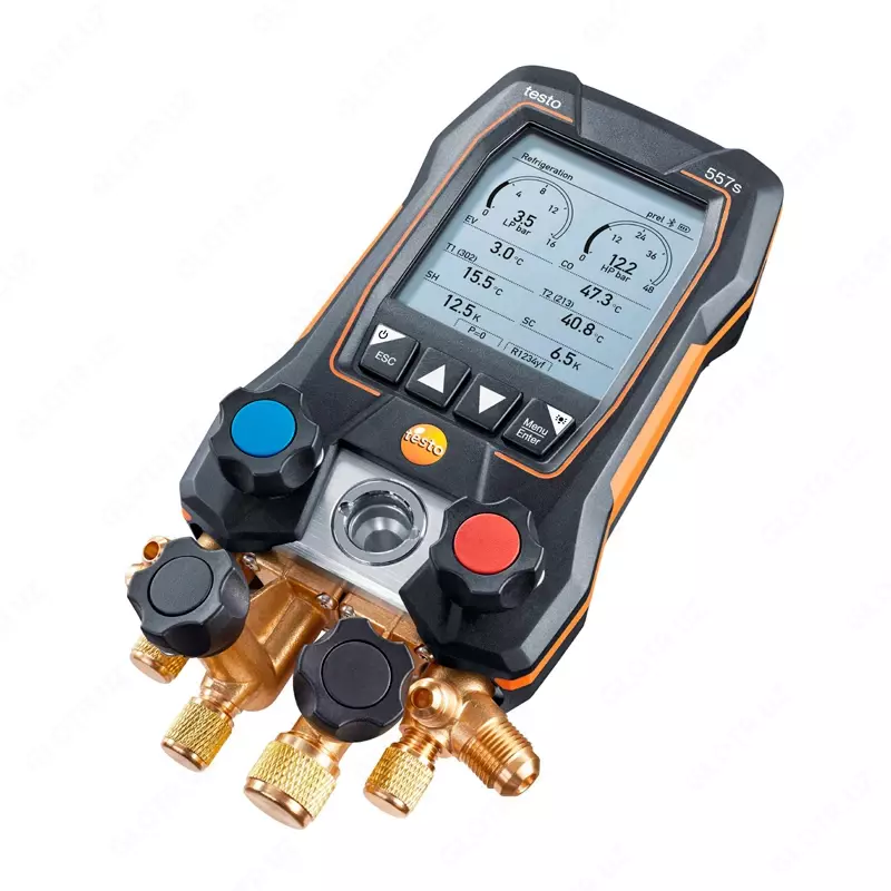 Цифровой манометрический коллектор Testo 557s в кейсе с шлангами 0564 5572 - от {0} сум