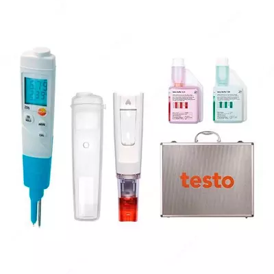 Стартовый комплект Testo 206-pH2 Карманный pH-метр с принадлежностями 0563 2066