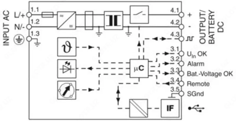 QUINT4-CHARGER/1AC/24DC/10 - Зарядное устройство для аккумулятора - от {0} сум