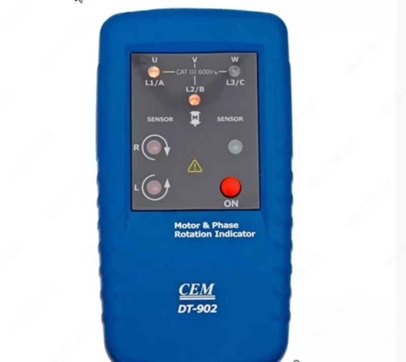 DT-902 — индикатор порядка подключения обмоток электродвигателя и порядка чередования фаз