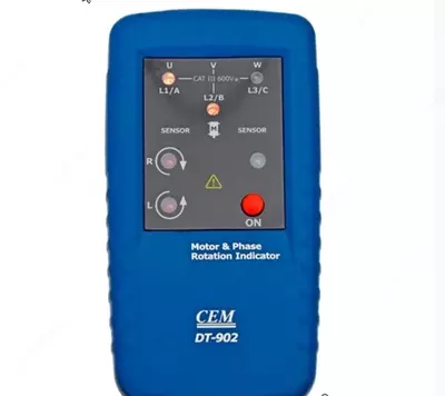 DT-902 — индикатор порядка подключения обмоток электродвигателя и порядка чередования фаз