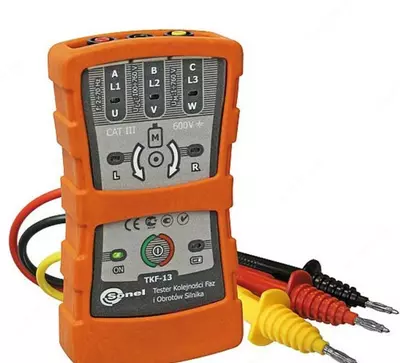 TKF-13 - to'g'ri fazalar ketma-ketligi va elektr motorlarining aylanish yo'nalishi ko'rsatkichi - 6 200 000 so'm / donadan