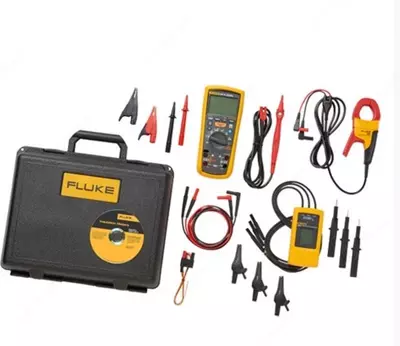 Fluke 1587/MDT FC — комплект мультиметр-мегаомметр c функцией беспроводной связи + токовые клещи + индикатор чередования фаз