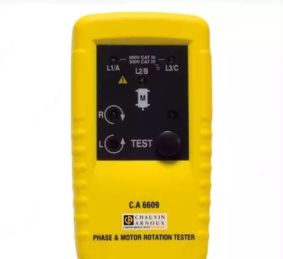 C.A 6609 - fazali aylanish va dvigatelning aylanish yo'nalishi uchun hisoblagich