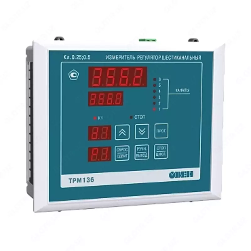 TRM136 - universal 6 kanalli hisoblagich regulyatori