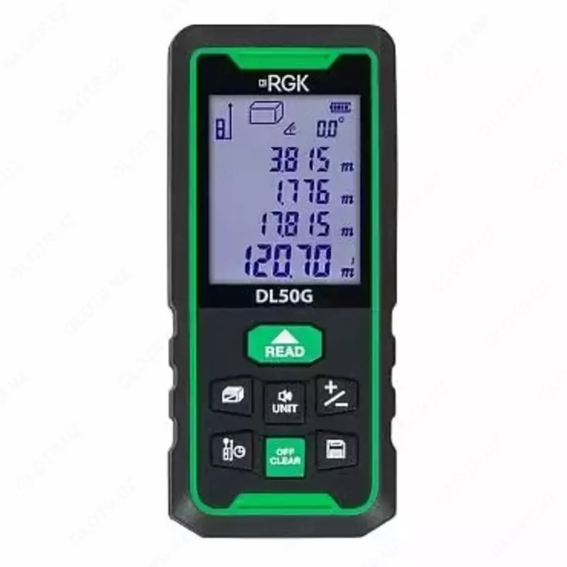 RGK DL100G - lazer masofa o'lchagich - yashil nur