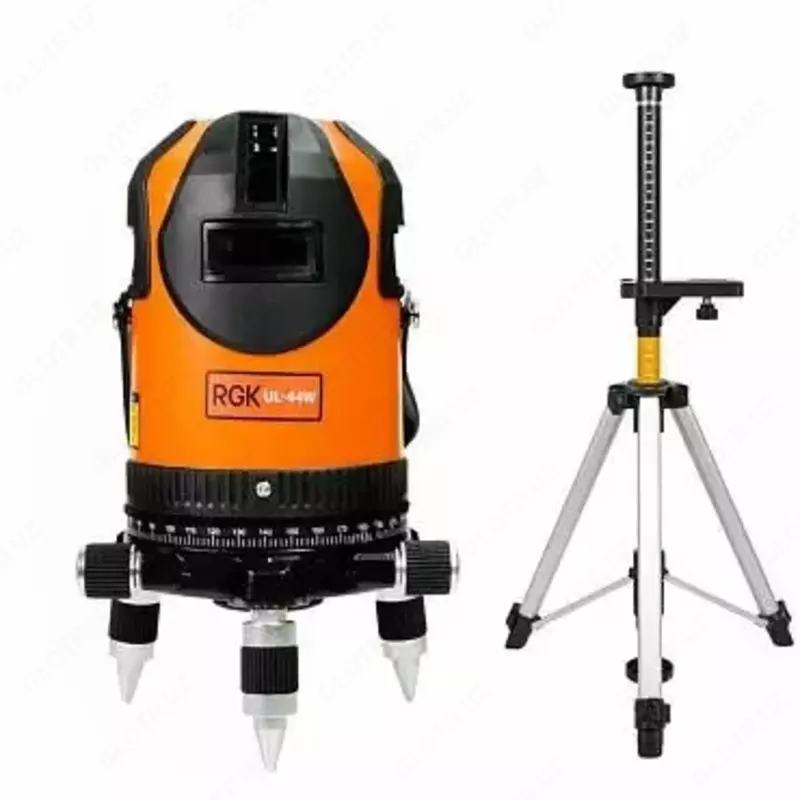 RGK UL-44W + штанга-упор RGK CG-2 - лазерный уровень