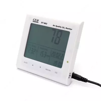 DT-802 - газоанализатор CO2 с измерением температуры и влажности - от 2 000 000 сум / шт.