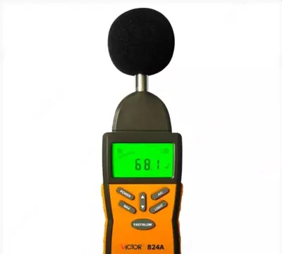 Victor 824A — шумомер цифровой - от 990 000 сум / шт.