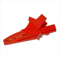 WAKRORE20K02 — зажим "крокодил" изолированный красный K02 - от {0} сум