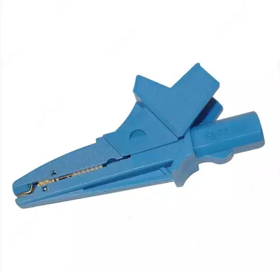 WAKROBU20K02 — зажим "Крокодил" изолированный голубой K02 - от 500 000 сум / шт.