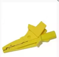 WAKROYE20K02 — зажим "крокодил" изолированный жёлтый K02