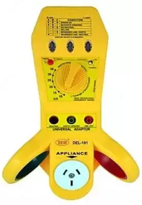 DEL-101 - ko'p funktsiyali ("4 in 1") elektr tarmoqlarining tester-ko'rsatkichi