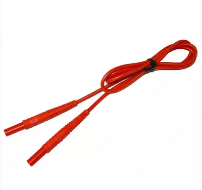 2м с разъемами "банан" красный