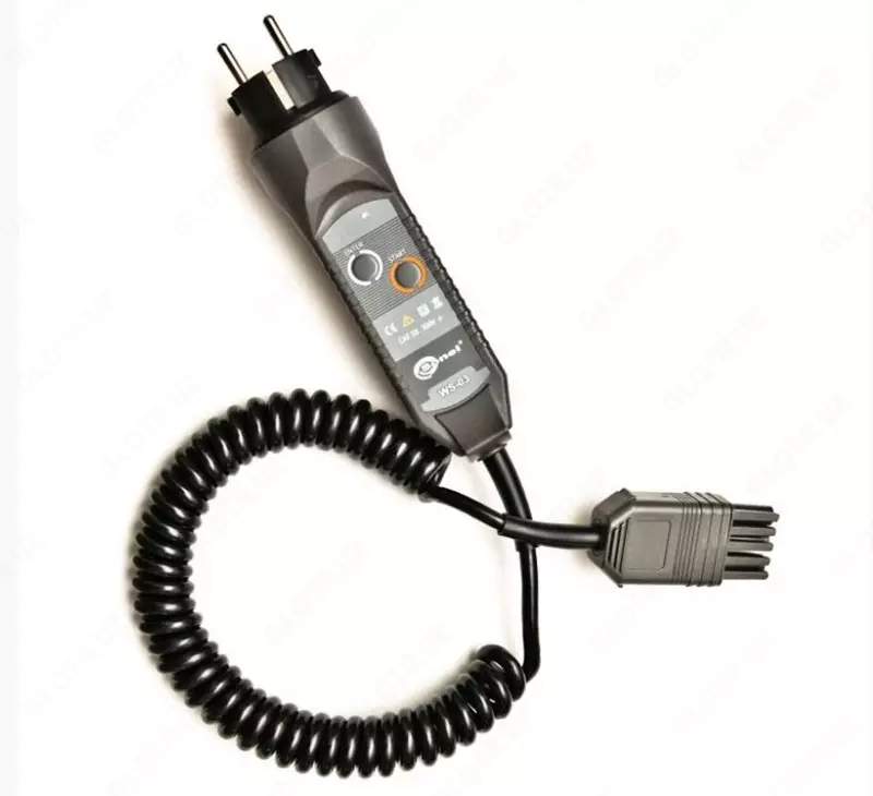 WS-03 с сетевой вилкой UNI-SCHUKO и кнопкой СТАРТ — адаптер