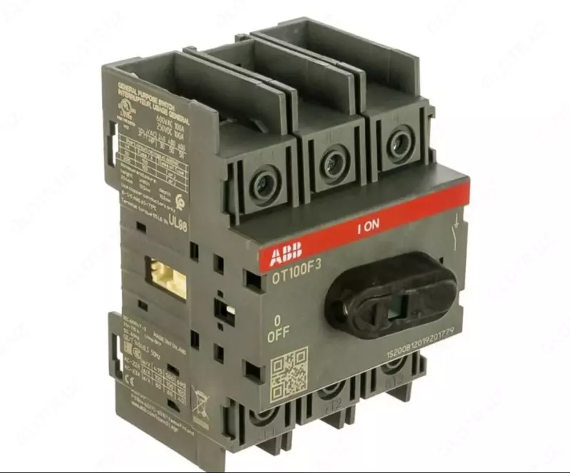 Рубильник ABB 3п OT100F3 100А (80А AC23) 1SCA105004R1001 - от {0} сум