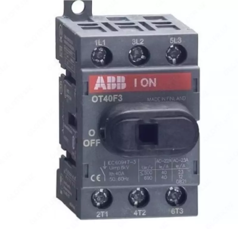 Рубильник ABB 3п OT25F3 25А (20А AC23) 1SCA104857R1001 - от {0} сум