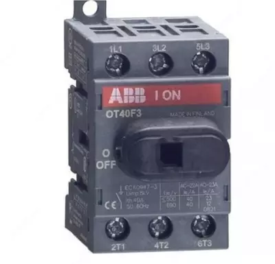 Рубильник ABB 3п OT25F3 25А (20А AC23) 1SCA104857R1001 - от 380 000 сум / шт.