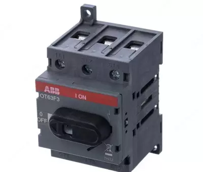 Рубильник ABB 3п OT63F3 63А (45А AC23) 1SCA105332R1001