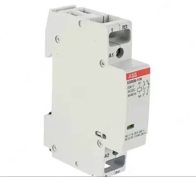 Контактор ABB ESB20-11N-06 модульный (20А АС-1 1НО+1НЗ) катушка 230В AC/DC 1SBE121111R0611 - от 750 000 сум / шт.