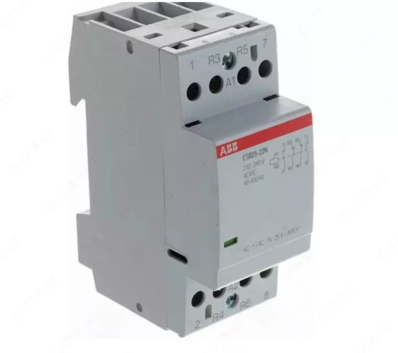 Kontaktori ABB ESB25-22N-06 modulli (25A AC-1 2NO+2NC) lasan 230V AC/DC 1SAE231111R0622