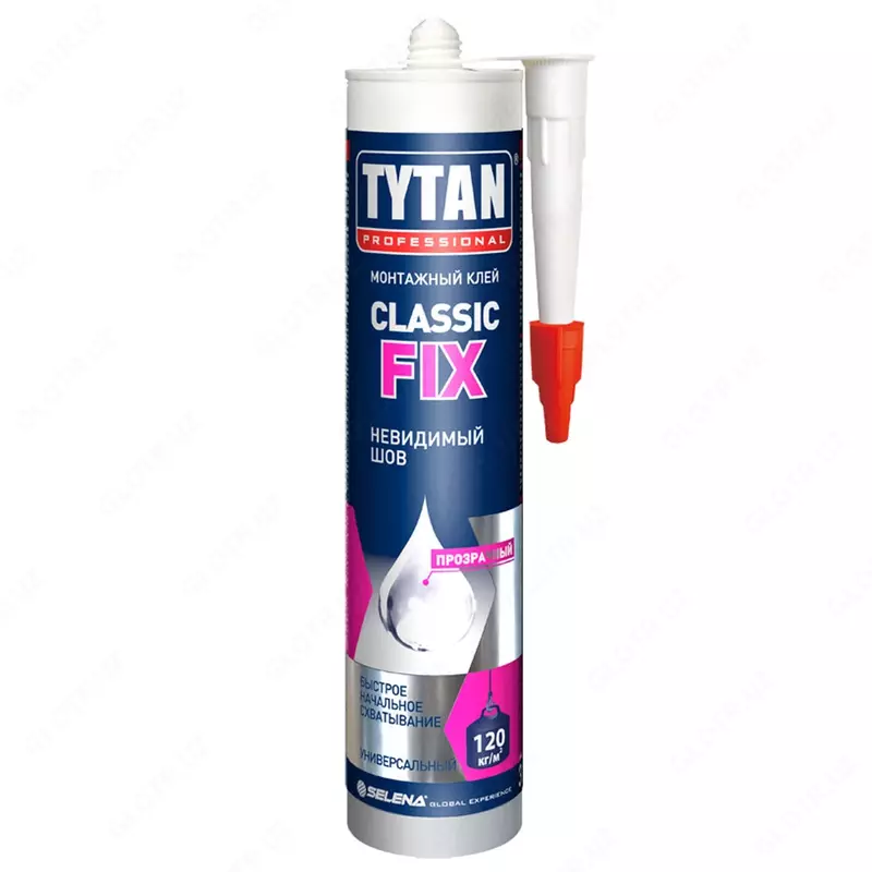 O'rnatish yopishtiruvchi Tytan Classic Fix