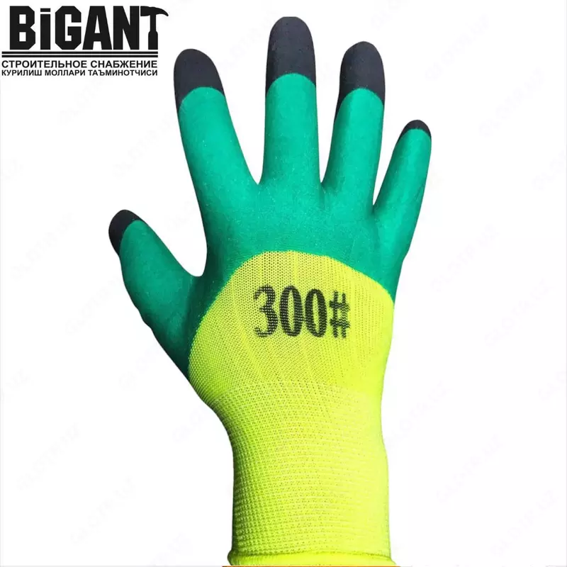 Rezina qoplamali qo'lqop Lateks №300