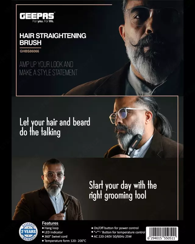 Выпрямитель для волос GEEPAS GHBS86066
