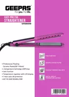 Плойка выпрямитель для волос GEEPAS GHS86048