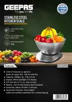Кухонные весы GEEPAS GKS4203
