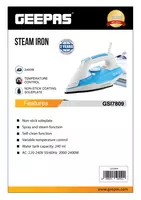 Утюг GEEPAS GSI7809