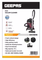 Пылесос GEEPAS GVC19018
