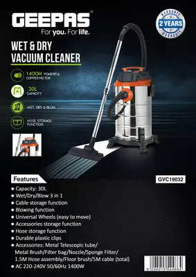Пылесос GEEPAS GVC19032