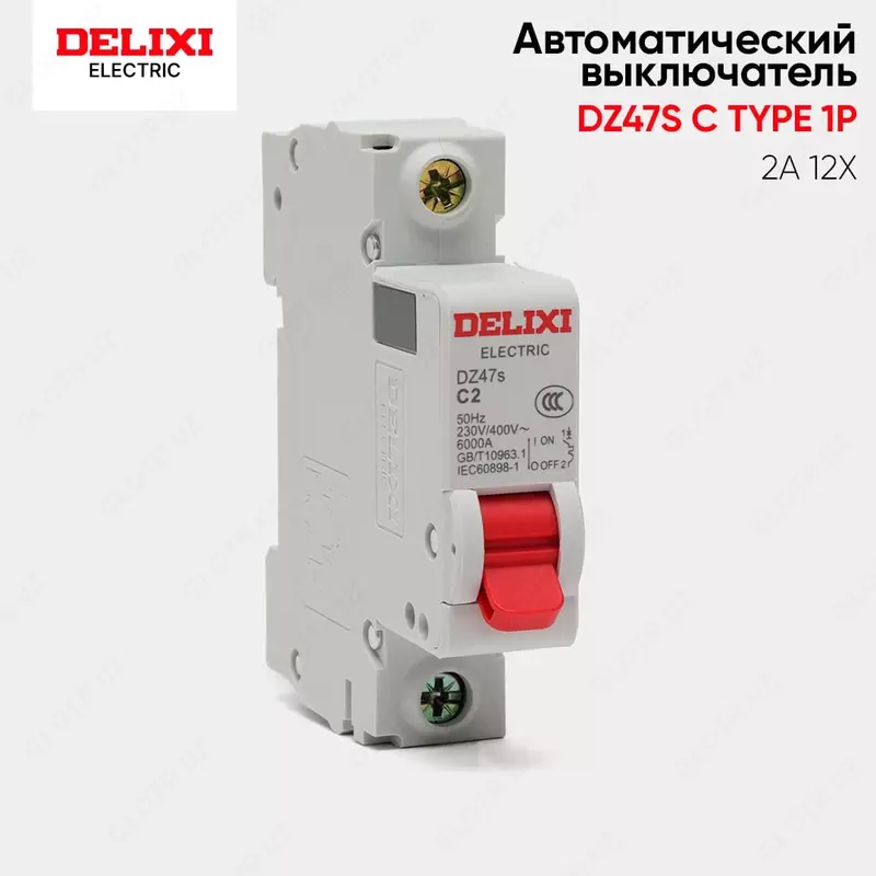 Автоматический выключатель DElIXI DZ47S C-Type 1P