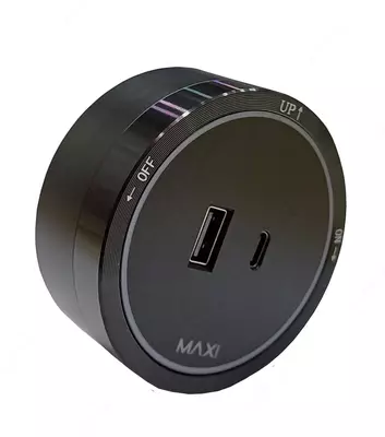 USB/Type-C rozetka treki, yoritgichli, harakatlanuvchi, 3A 5V - MAXI