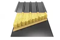 Кровельные сэндвич-панели c изоляцией из базальта