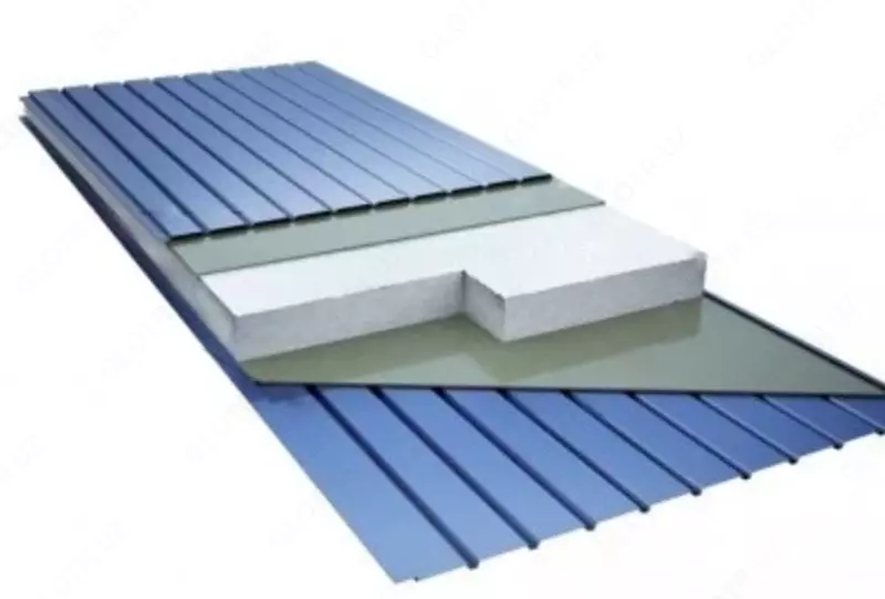 Стеновые сэндвич-панели c изоляцией из пенопласта