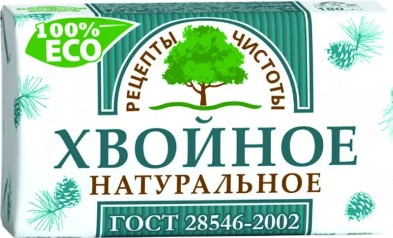 Мыло туалетное Хвойное Рецепты чистоты