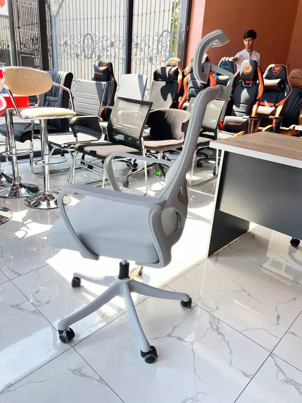 KRESLO OFFICE TESLA GRAY - {0} so'mdan