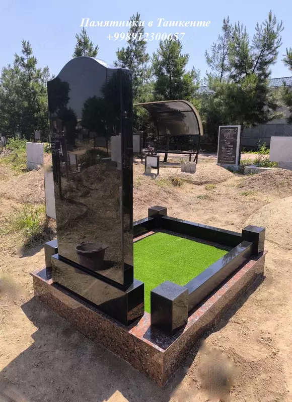 Гранитный памятник из габбро - 20 217 858.7 сум