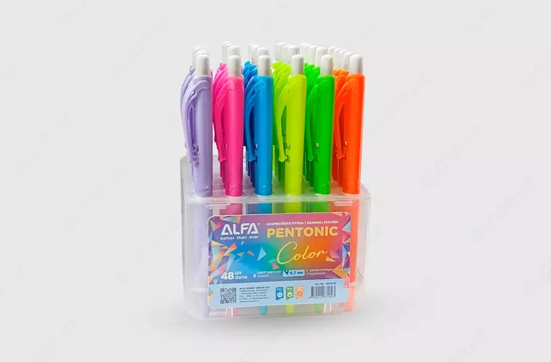 Шариковые ручки Alfa Pentonic Color