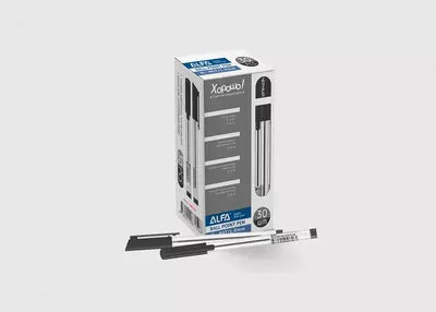 Шариковые ручки AL- 607 черные/красные/зеленые