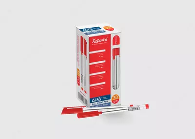 Шариковые ручки AL- 607 черные/красные/зеленые - 1 000 сум от 30 шт.